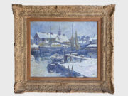 Change slideshow image to Treport,  Normandy under Snow with Frame Thumbnail