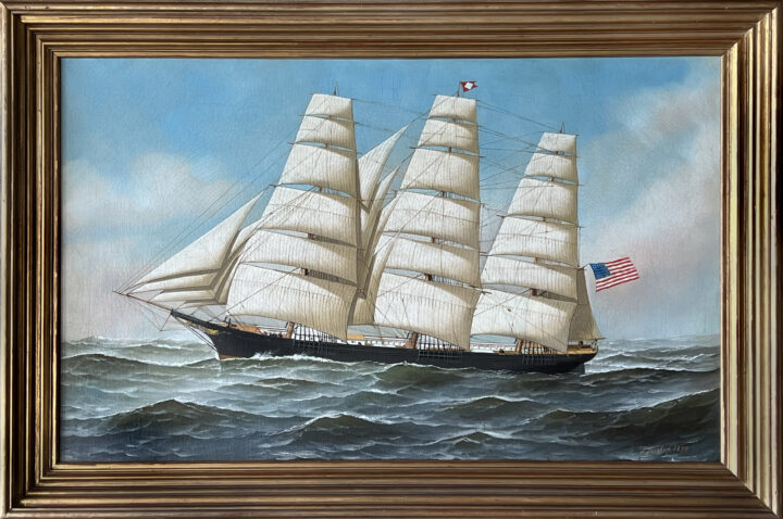 View larger image of artwork titled Young American with Frame